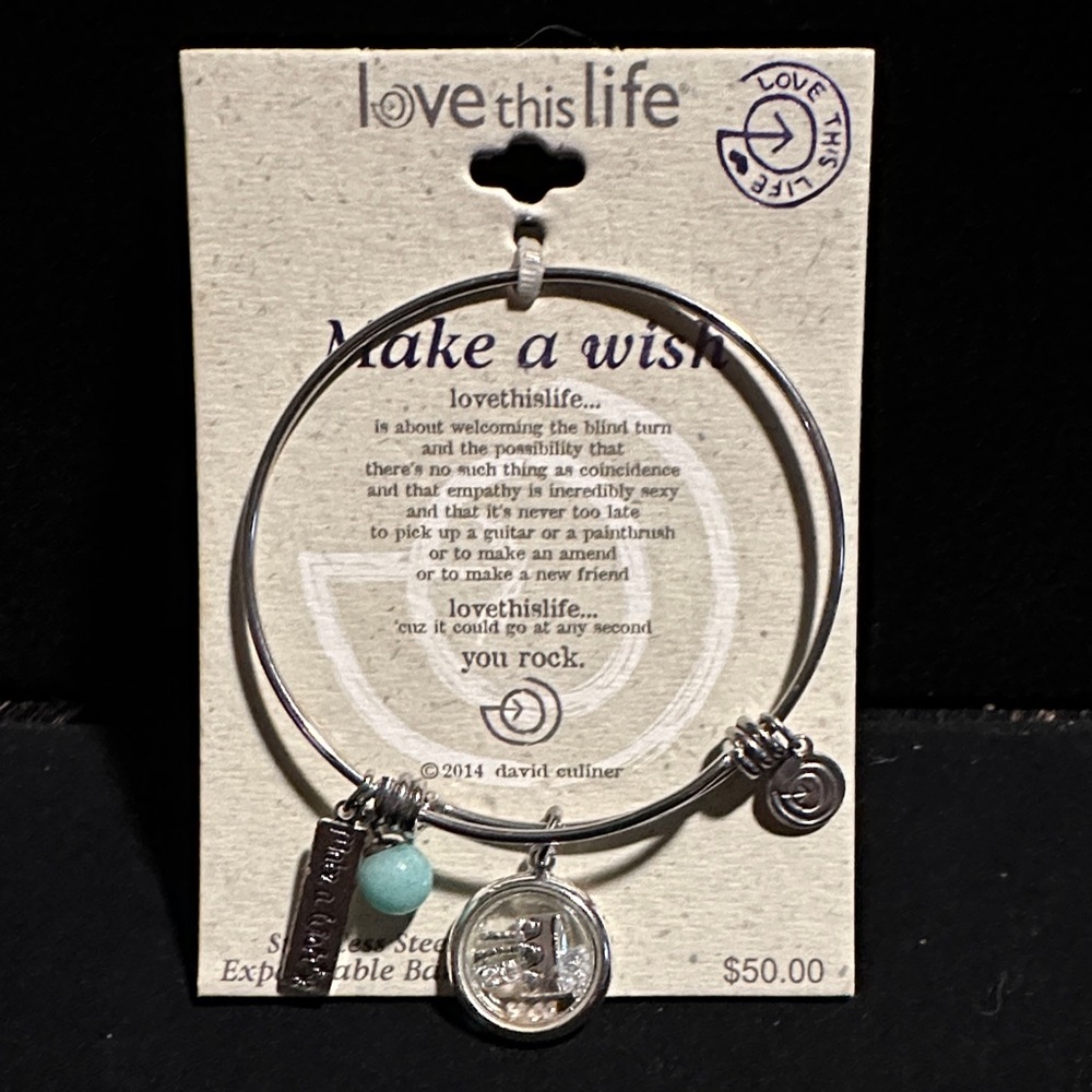 Love this Life - Make a wish expandable bracelet